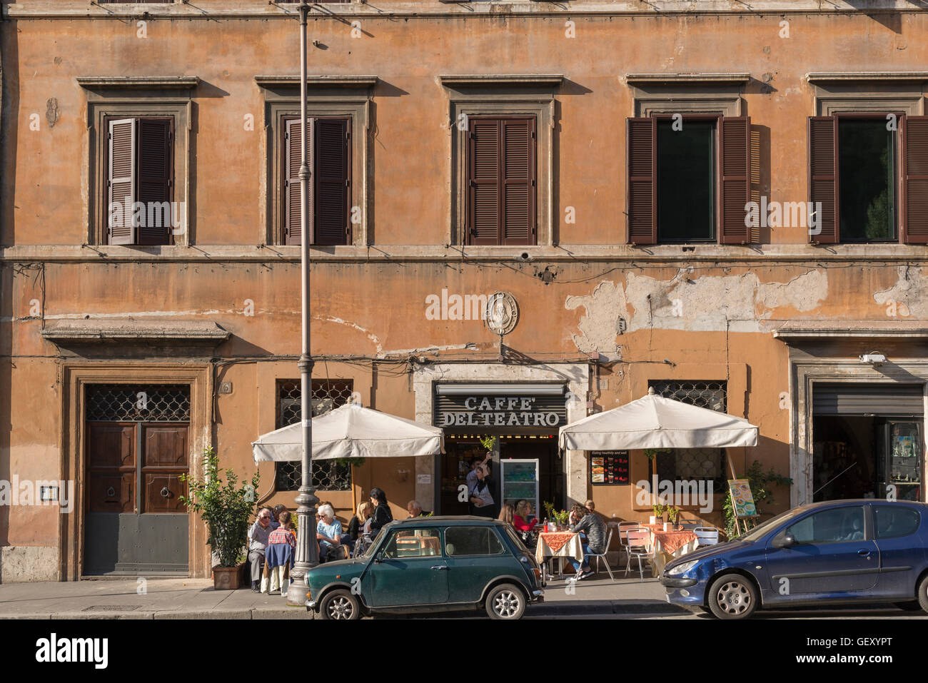 A view towards Caffe del Teatro Stock Photo Alamy