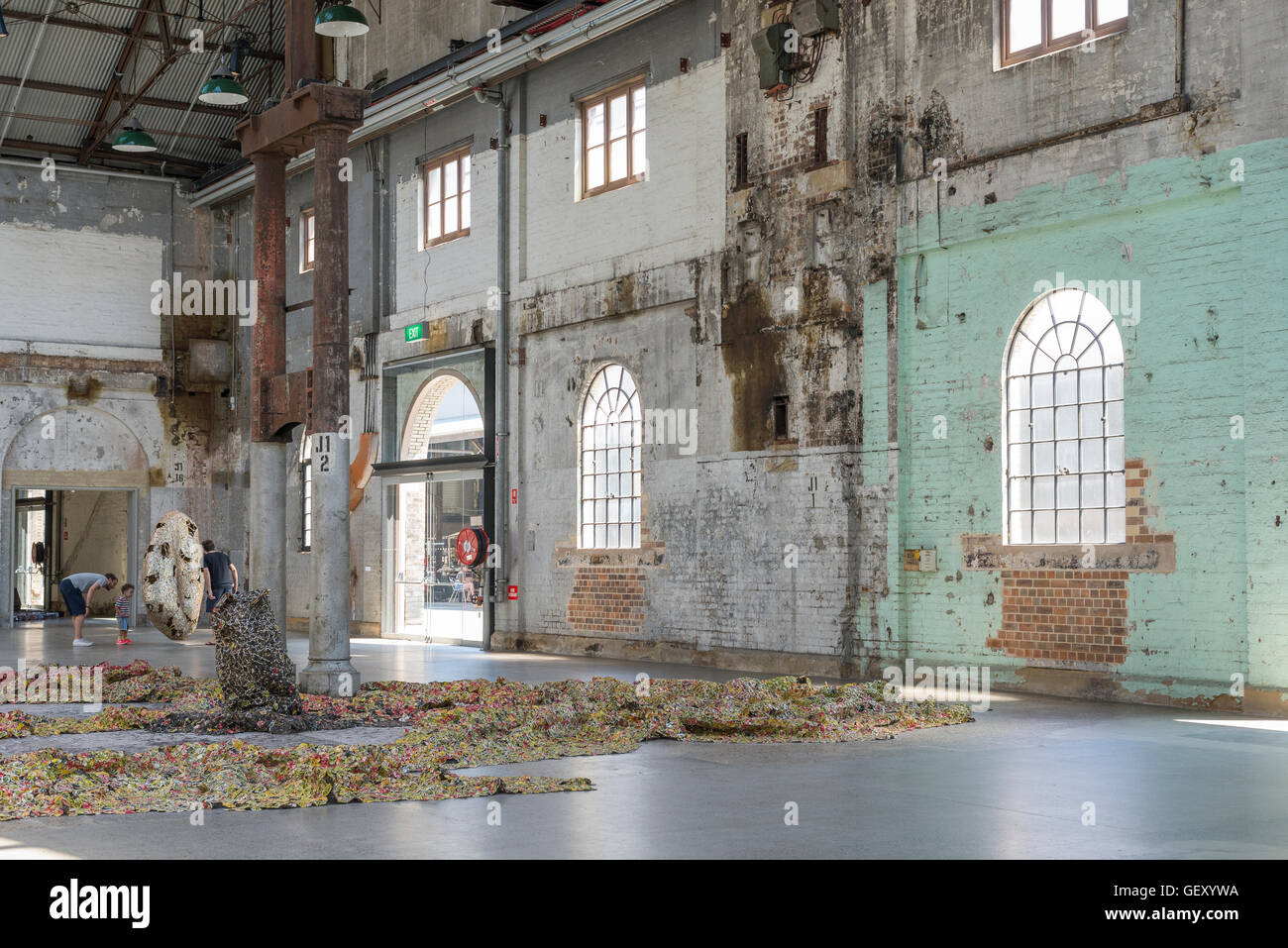 Interior of Carriageworks. Stock Photo
