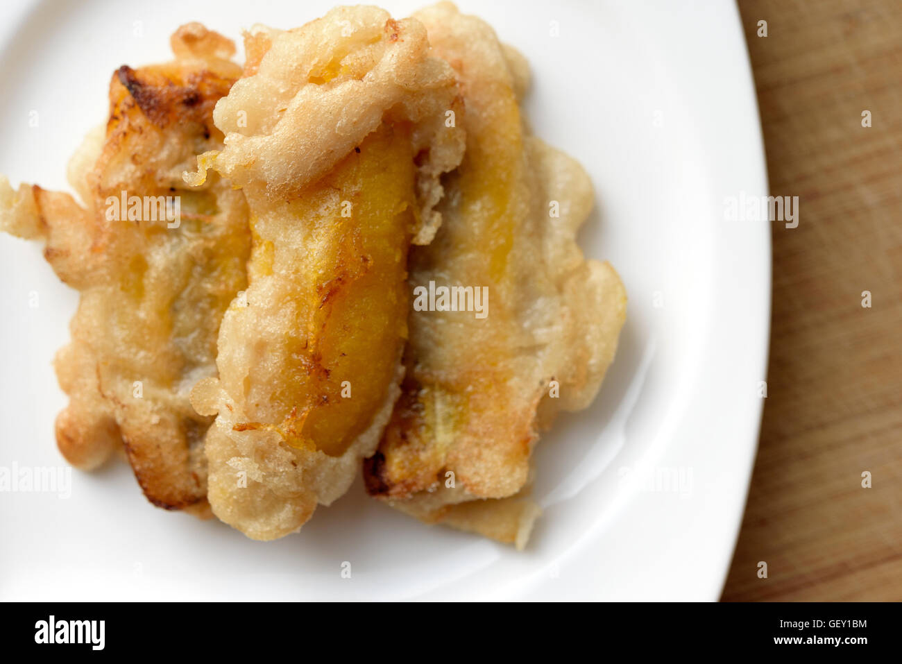 Crispy Banana Fry Stock Photo