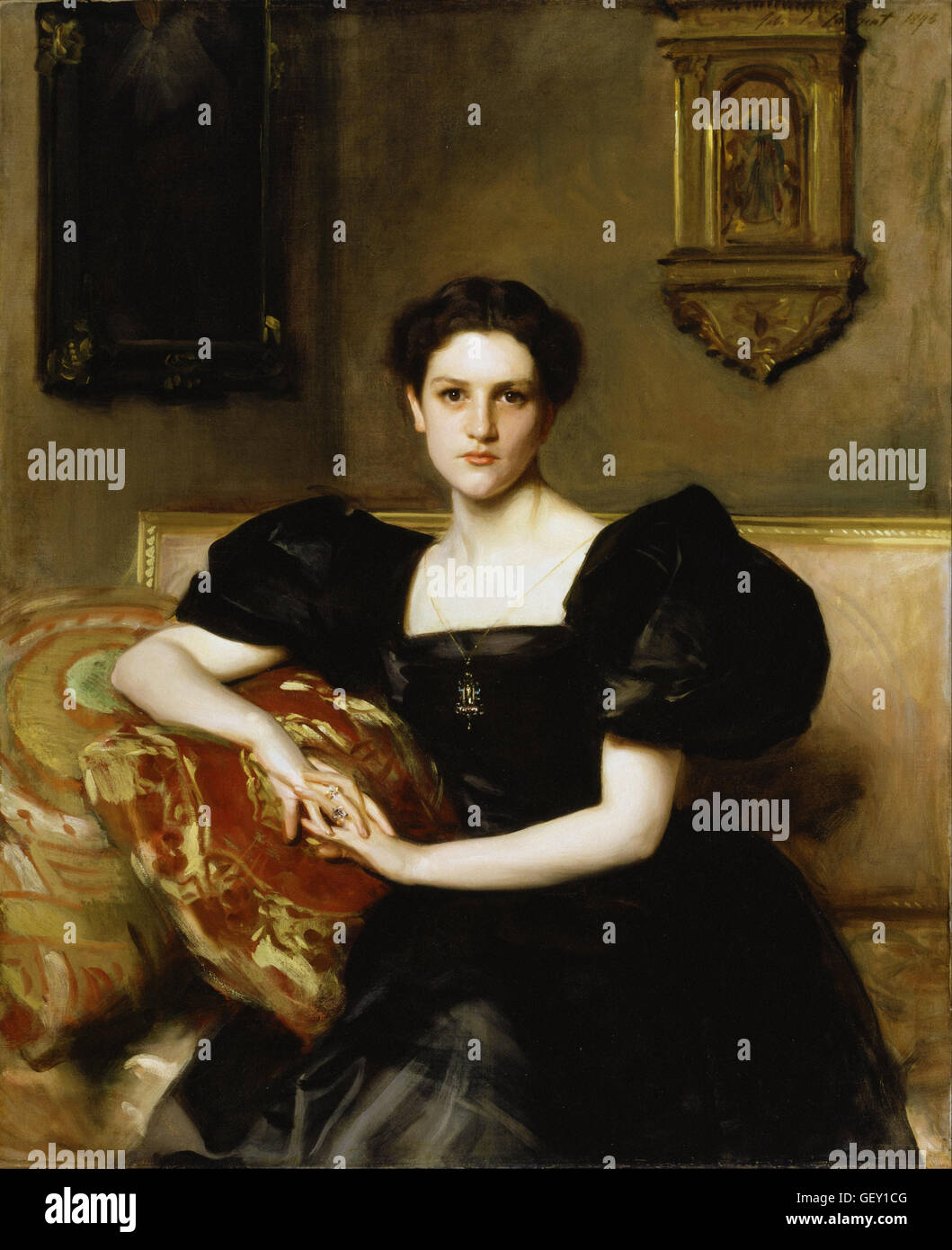 John Singer Sargent - Elizabeth Winthrop Chanler (Mrs. John Jay Chapman) Stock Photo