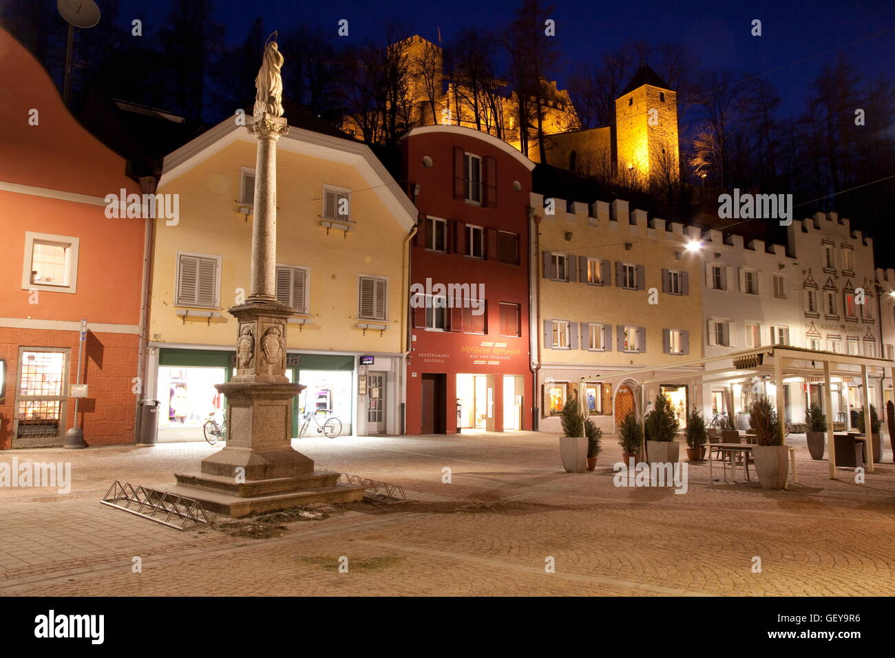 geography / travel, Italy, South Tyrol, Pustertal (Puster Valley), Bruneck, Stadtgasse, Stock Photo