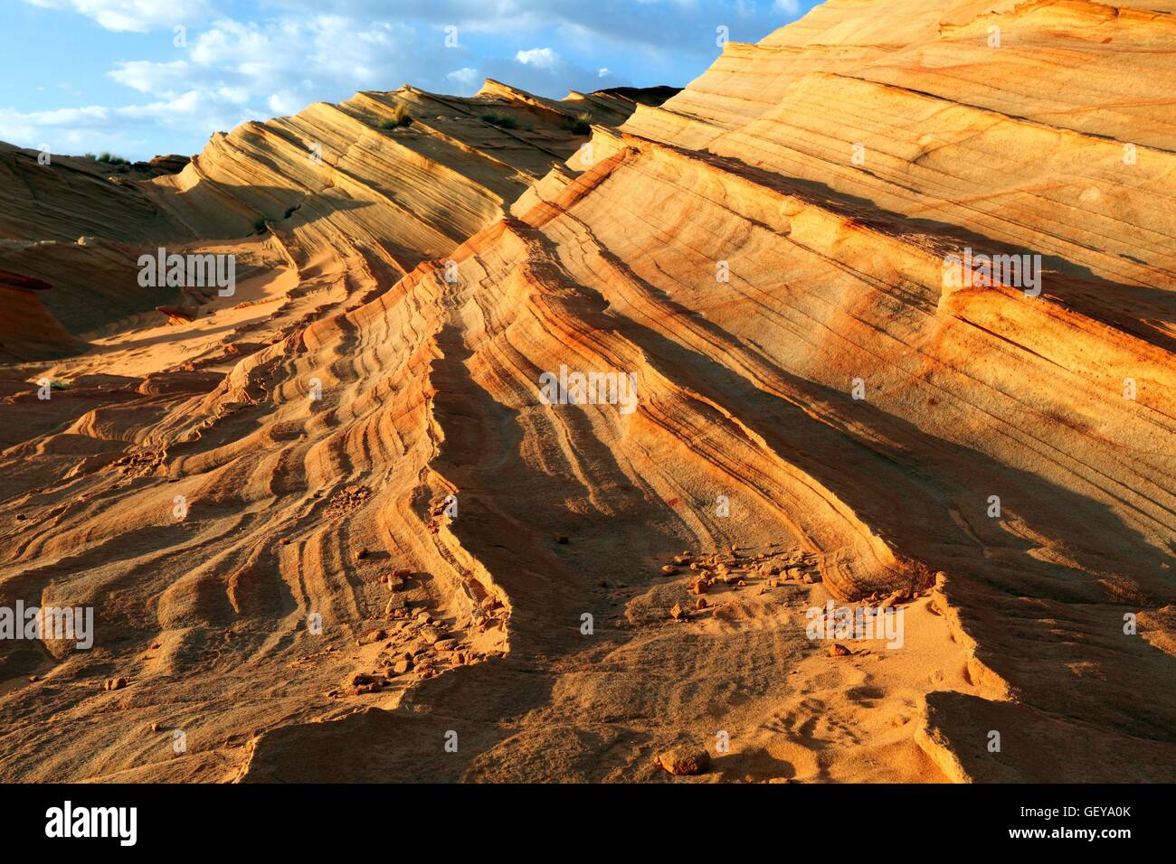 geography / travel, USA, Arizona, Great Wall, sandstone formation, Water Holes Canyon, Navajo reservation, Page, Stock Photo