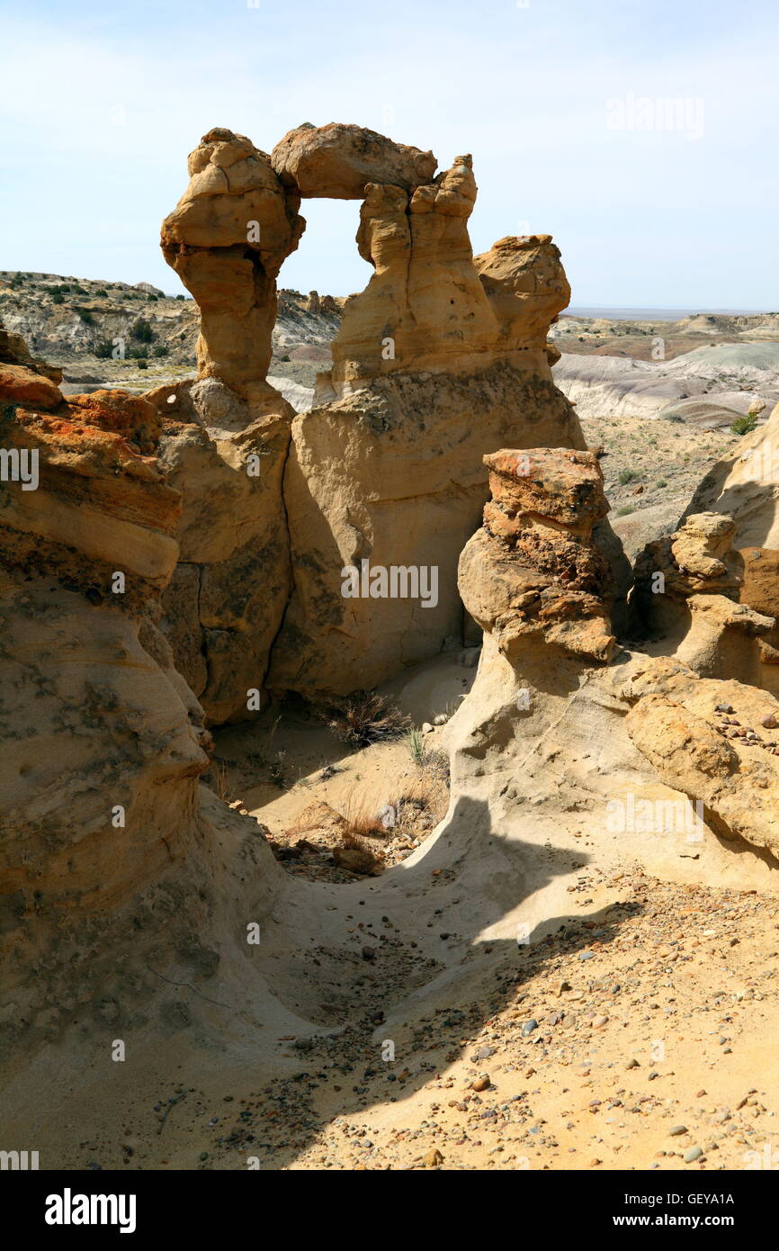 geography / travel, USA, New Mexico, DeNaZin Wilderness, Badlands