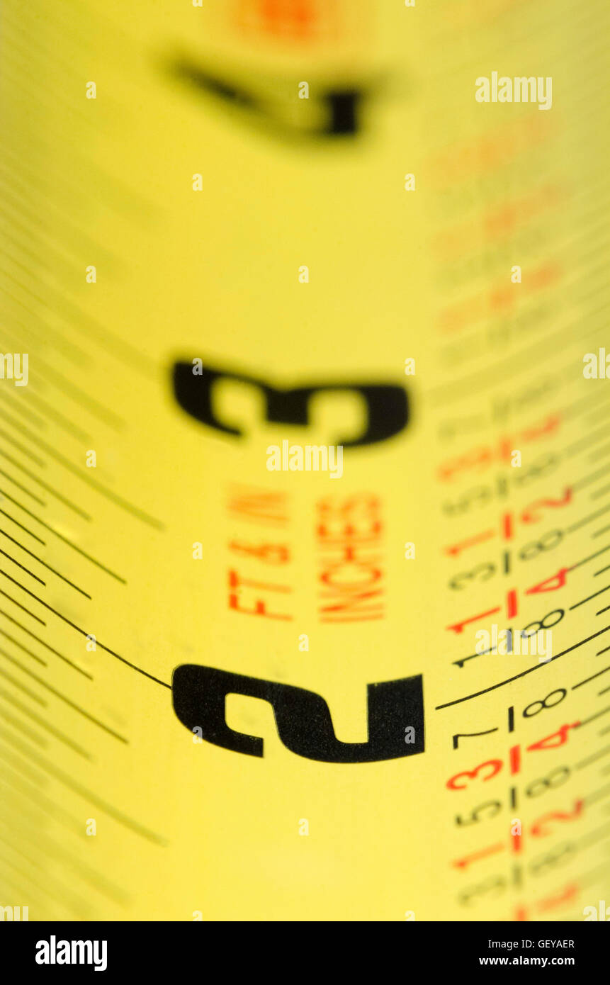 Yellow Tape Measure High Resolution Stock Photography and Images Alamy