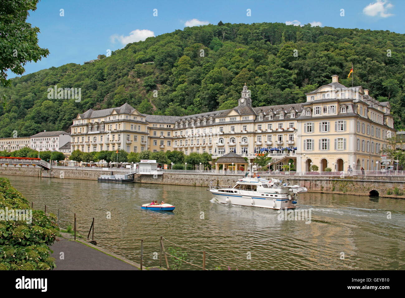 geography / travel, Germany, Rhineland-Palatinate, Bad Ems, Lahn, kurhaus, Stock Photo