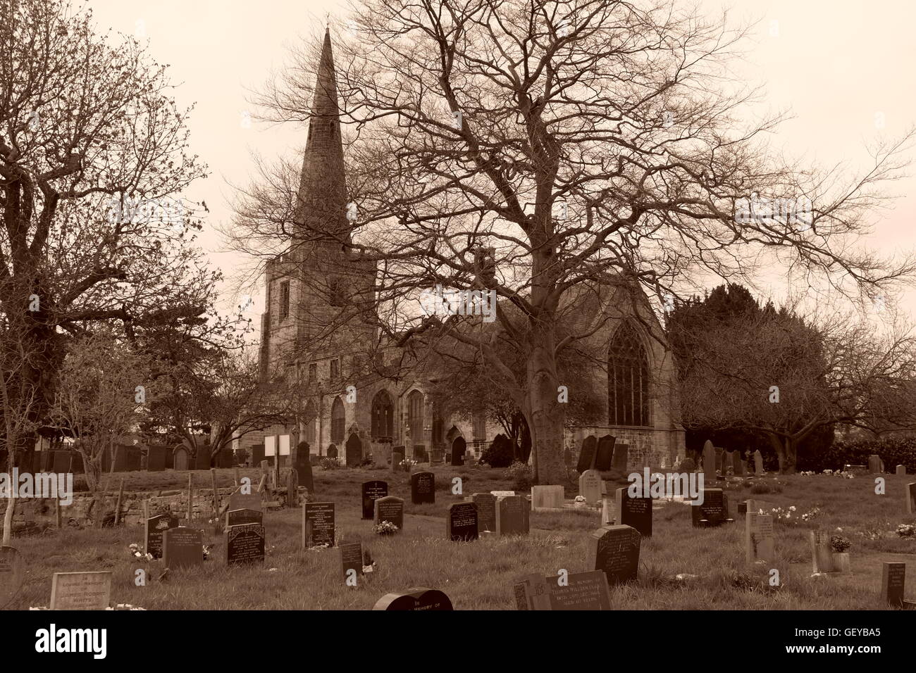 All Saints' Church, Sawley, Derbyshire Stock Photo Alamy