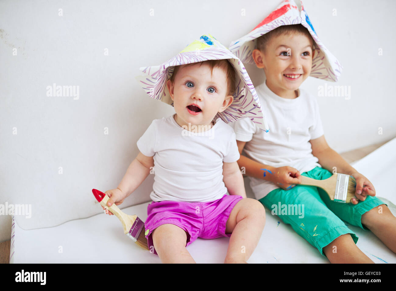 Children wall painting hi-res stock photography and images - Alamy