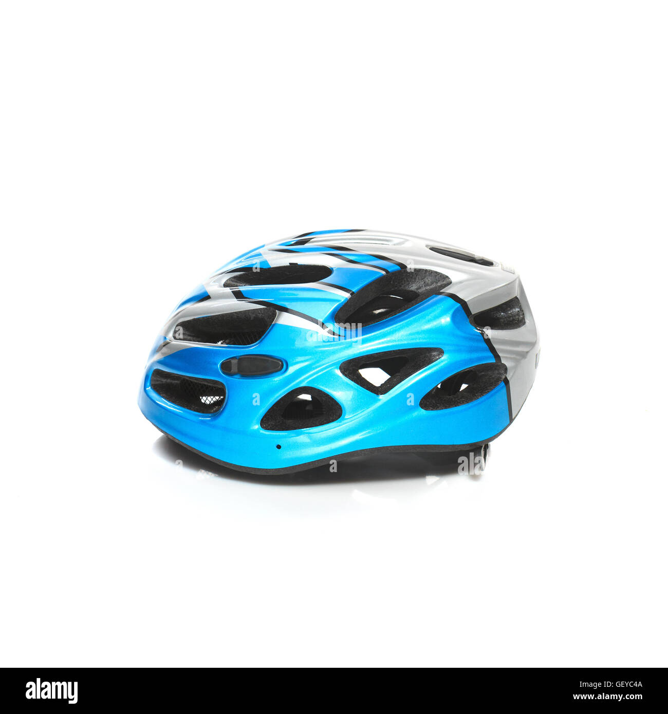 Bicycle mountain bike safety helmet isolated Stock Photo