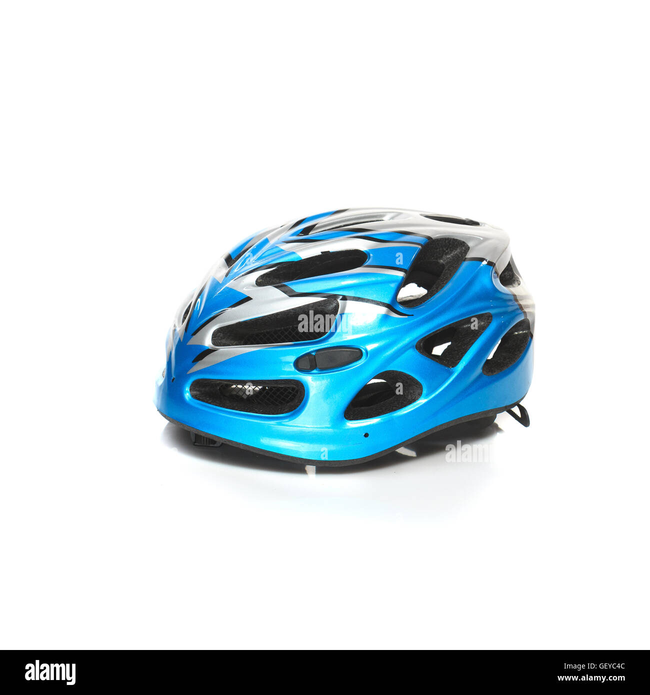Bicycle mountain bike safety helmet isolated Stock Photo
