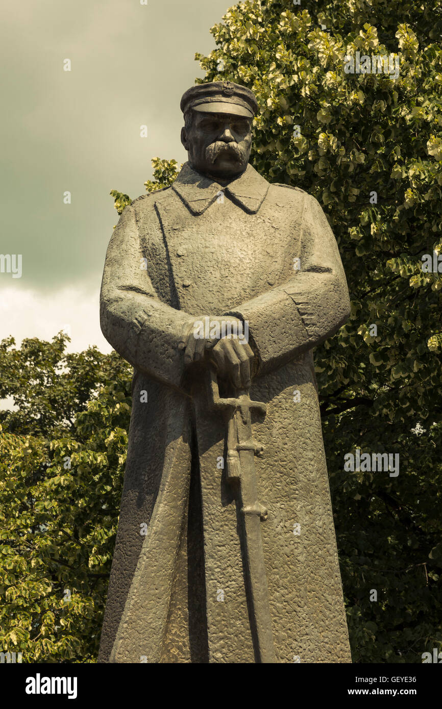 Pilsudski Monument Stock Photo