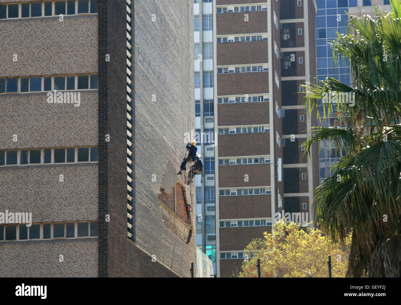 Construction Workers, Johannesburg, South Africa Stock Photo Alamy