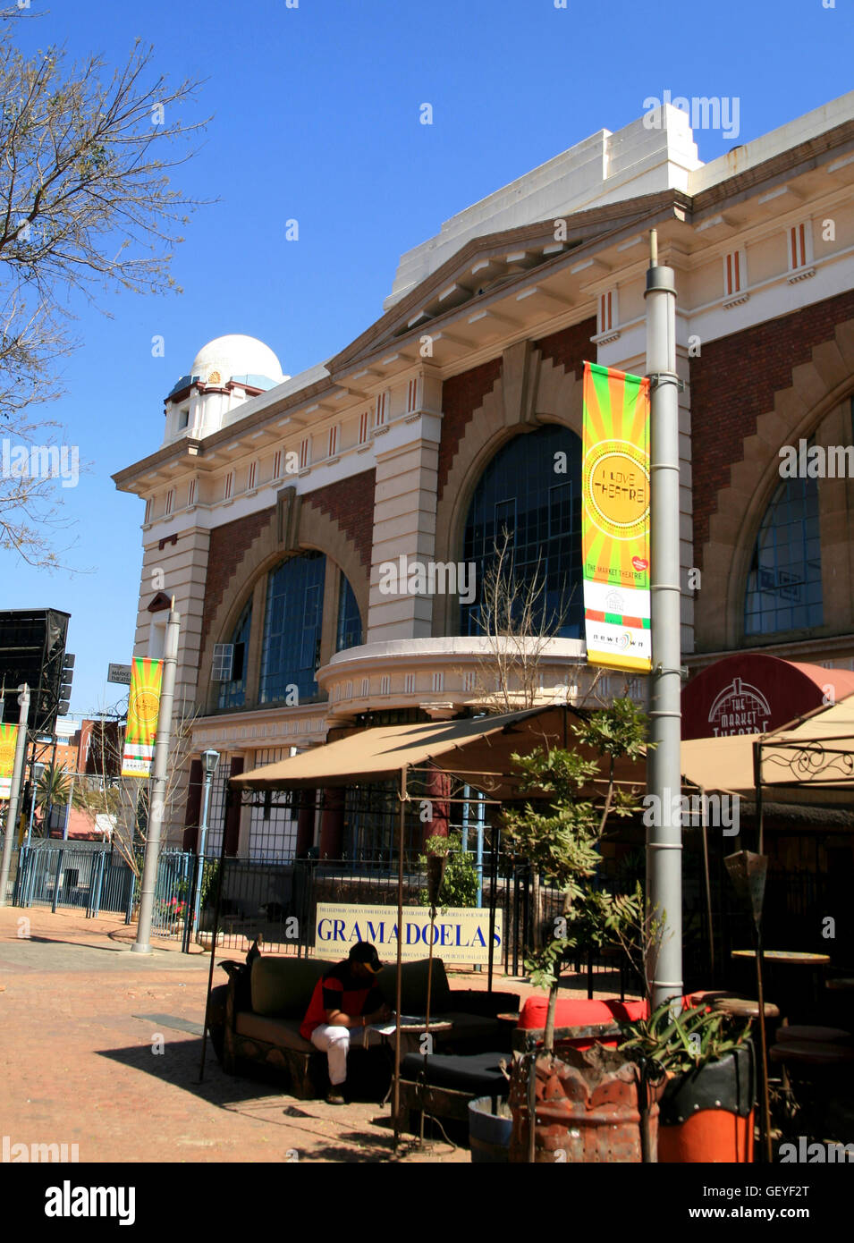 Market Theatre, Johannesburg Downtown, Gauteng, South Africa Stock