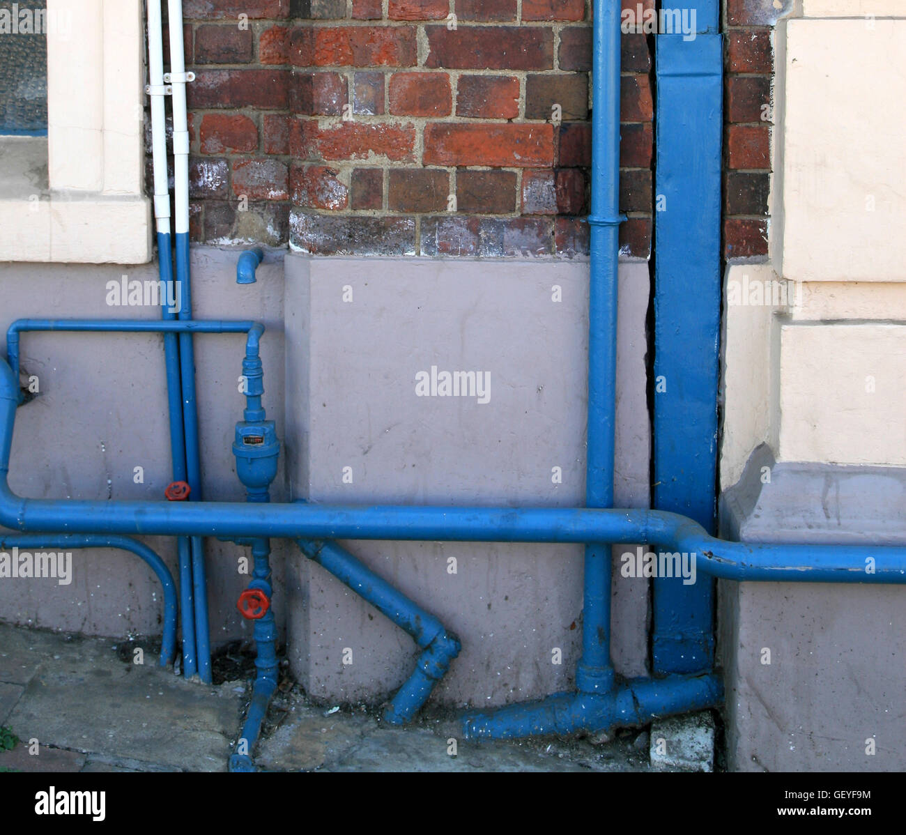 Plaumbing pipes, Johannesburg, South Africa Stock Photo Alamy