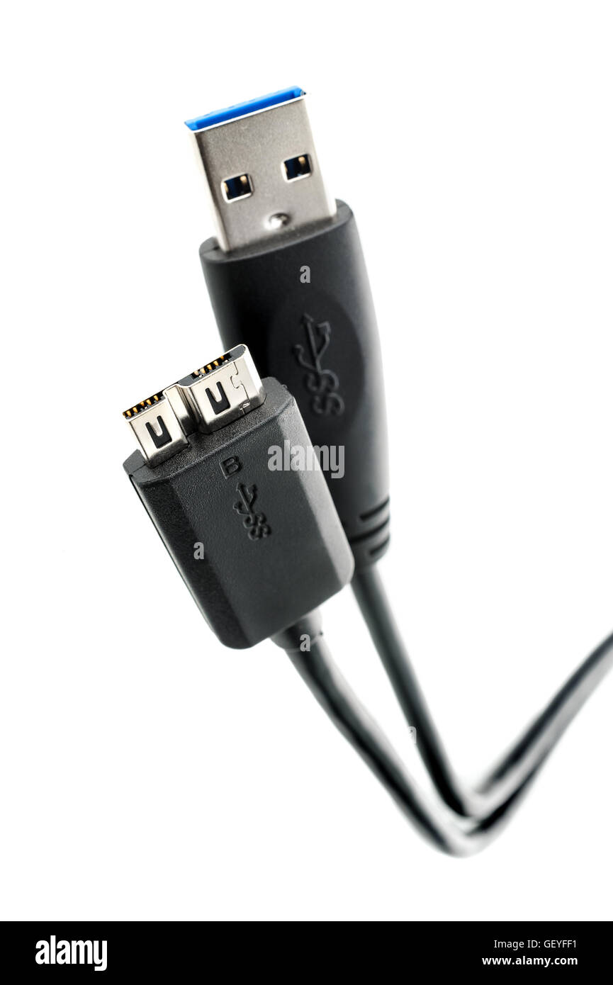 Usb 3 0 cable hi-res stock photography and images - Alamy