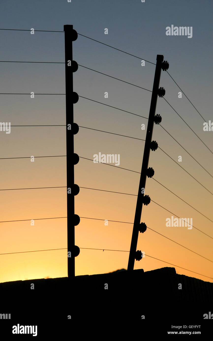 Electrical Fence, Pretoria, Gauteng, South Africa Stock Photo Alamy