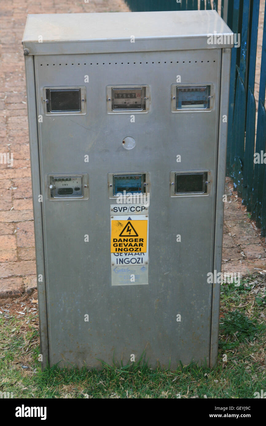 Power box, Pretoria, South Africa Stock Photo Alamy