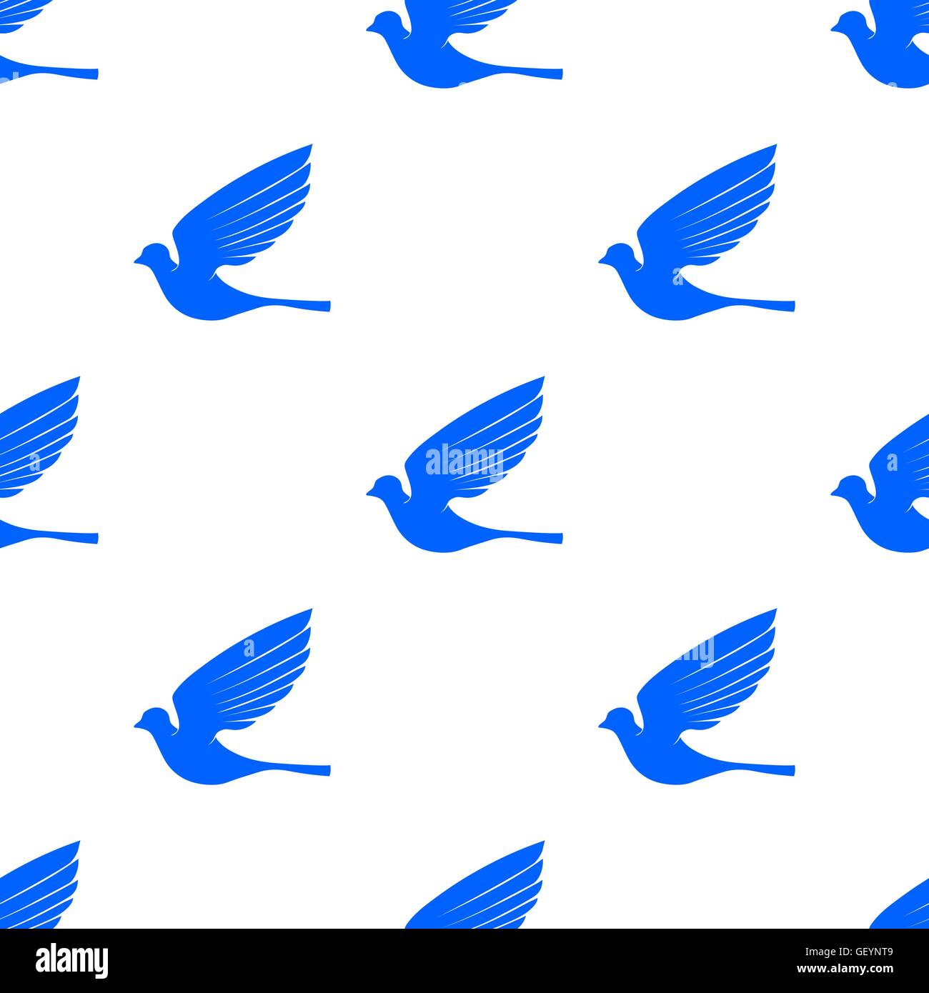 Fly Dove Seamless Pattern Stock Vector Image & Art Alamy
