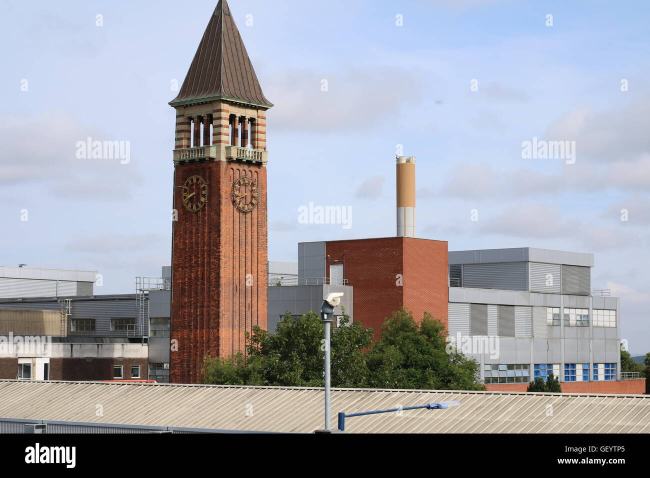 Medway Maritime Hospital clock tower Stock Photo Alamy