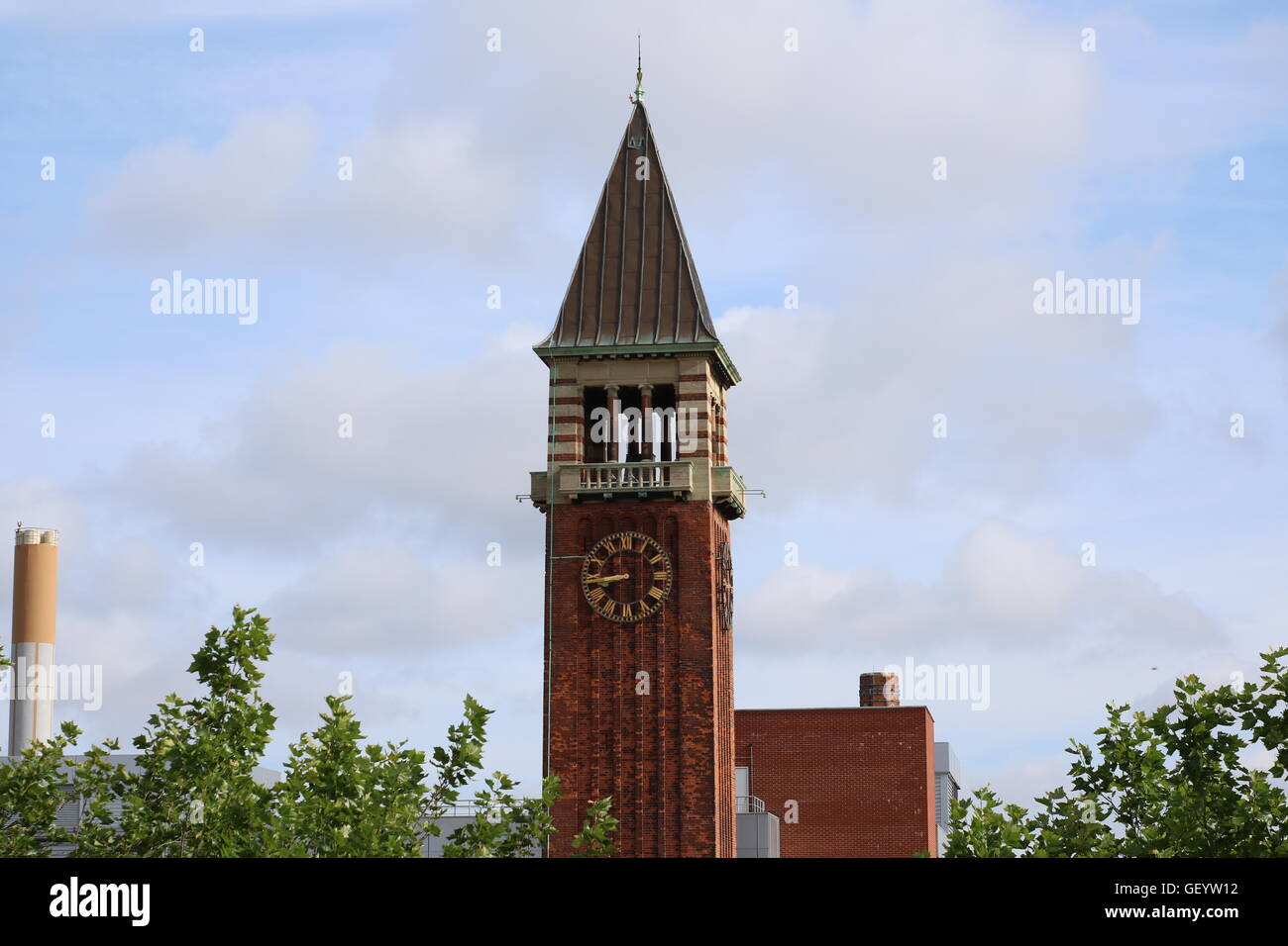 Medway Hospital clock tower Stock Photo Alamy