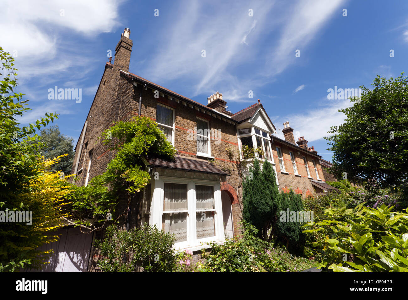 A semidetached cottagestyle period house in the Brockley conservation