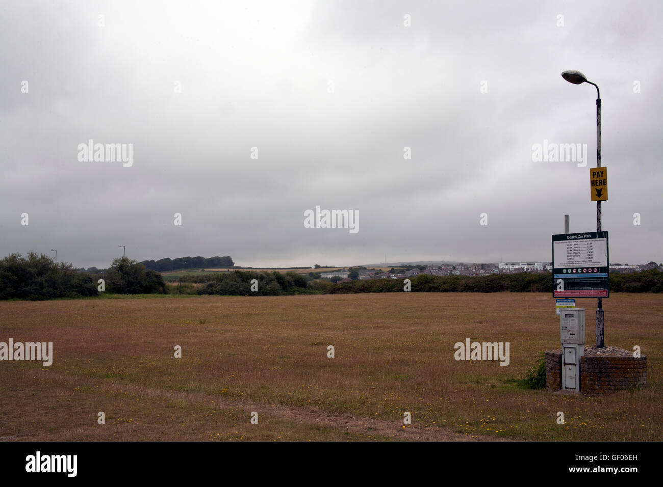 Disused Lodmoor Car Park, Weymouth Dorset UK Stock Photo Alamy