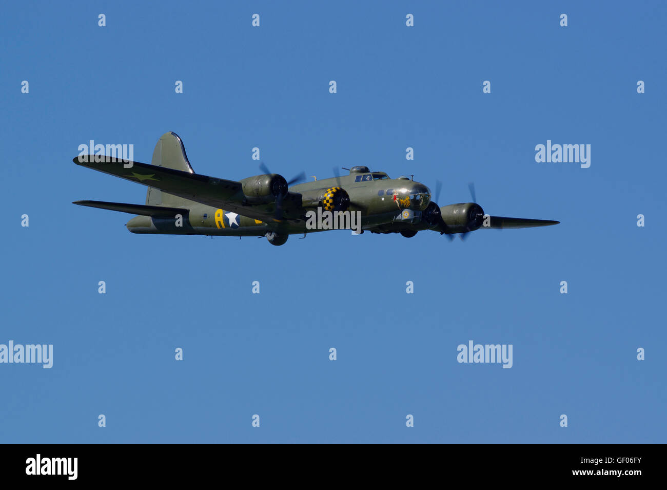 Boeng B17G-BEDF, Sally B at the Victory Show Cosby Stock Photo