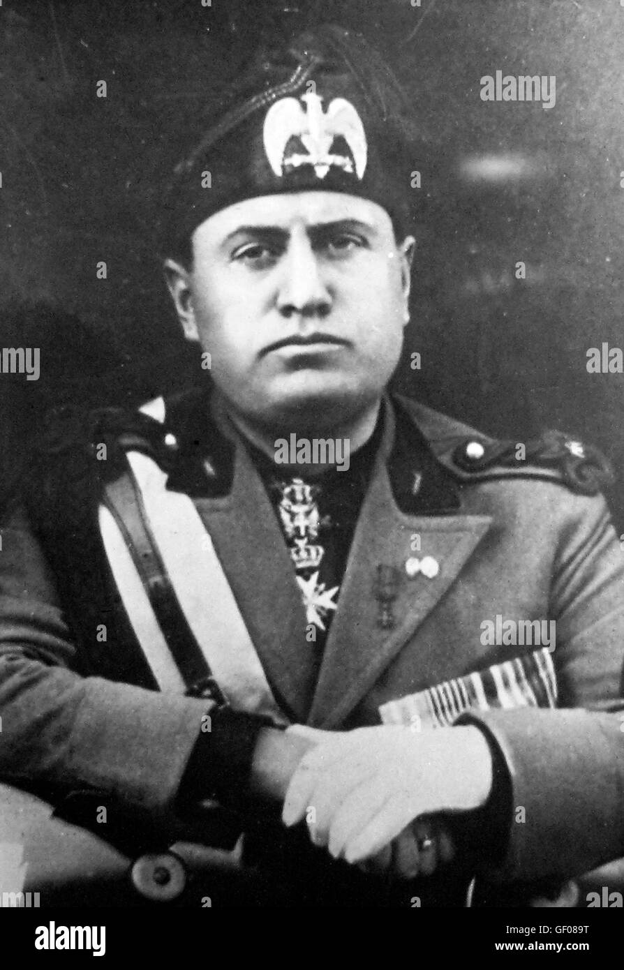 Benito Mussolini Stock Photo