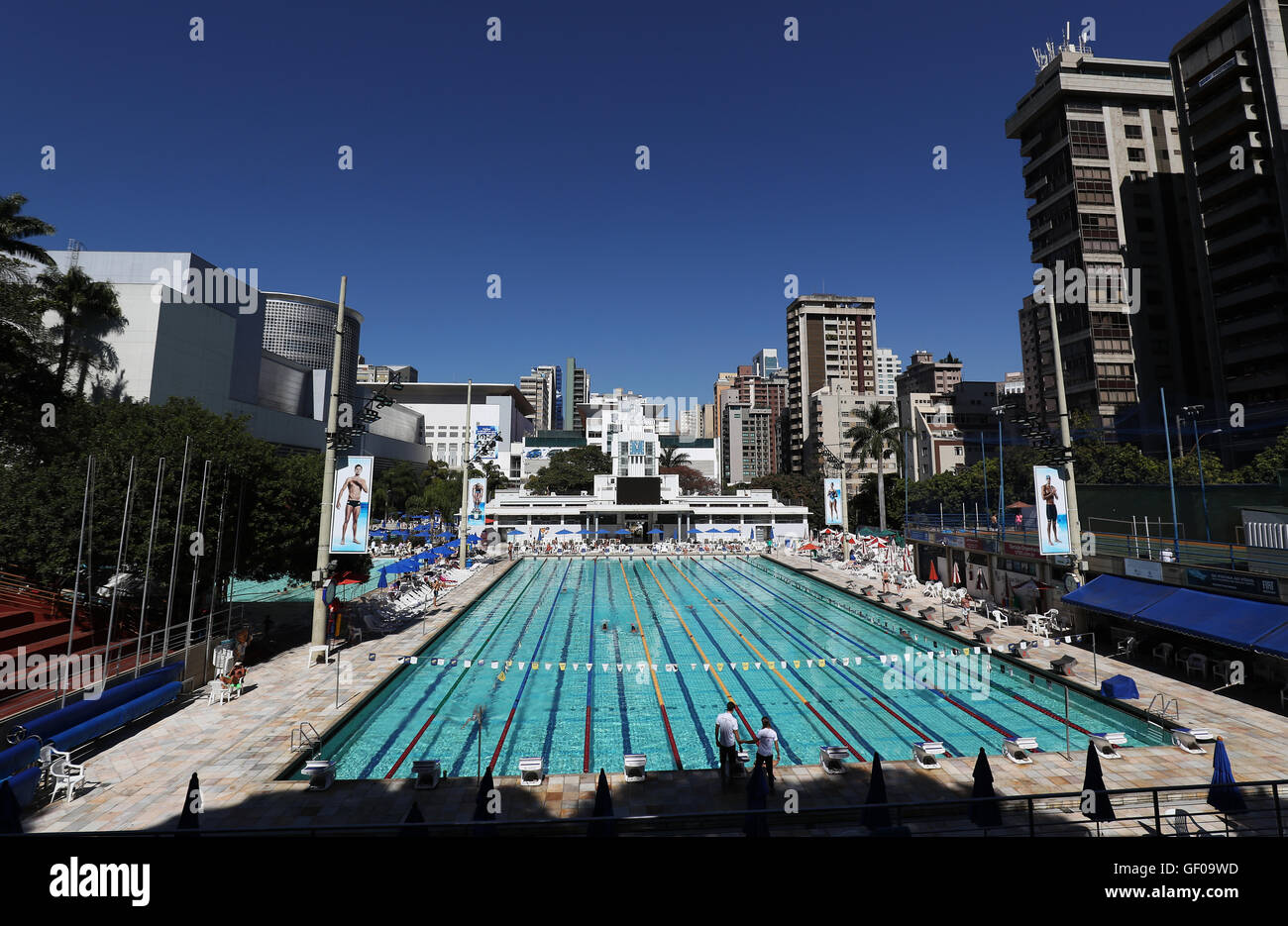 Swimming pool at Minas Tenis Clube, Belo Horizonte, Brazil Stock Photo -  Alamy