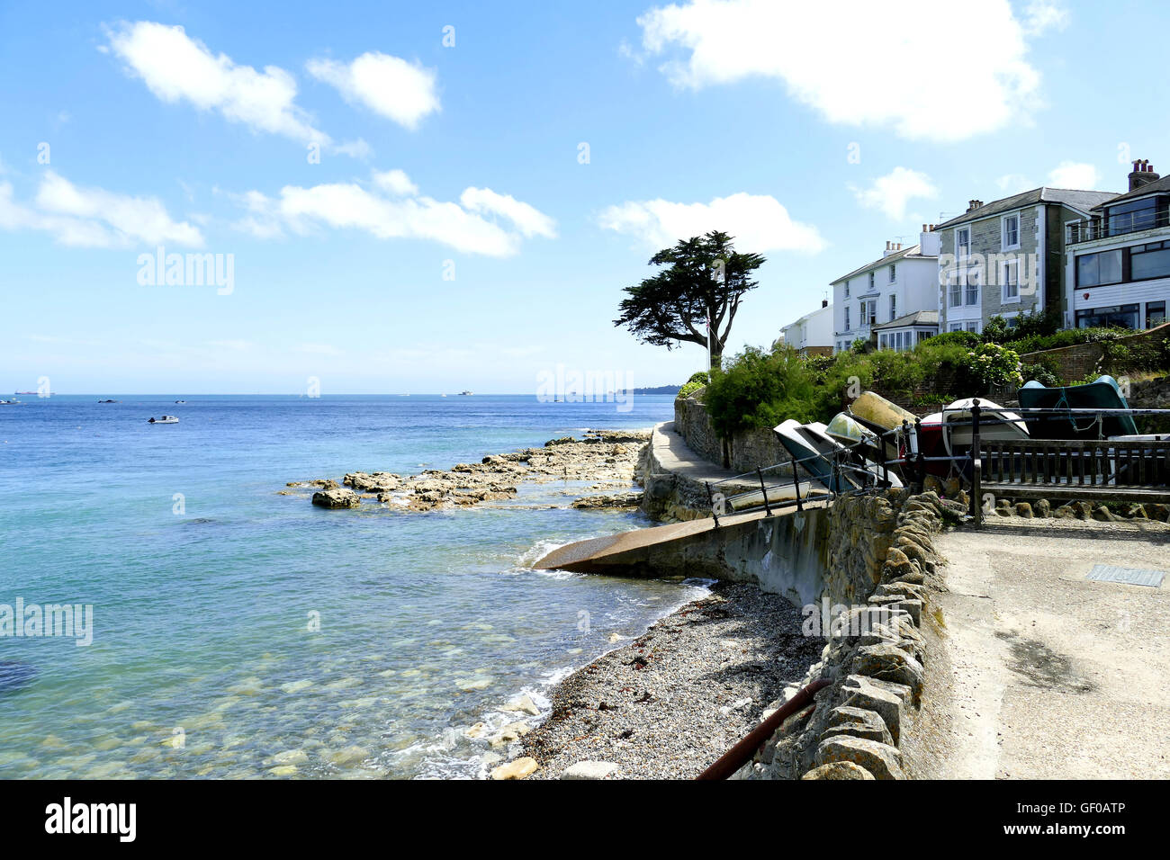 Seaview, Isle of Wight, UK. June 24, 2016. A coastal view from Seaview
