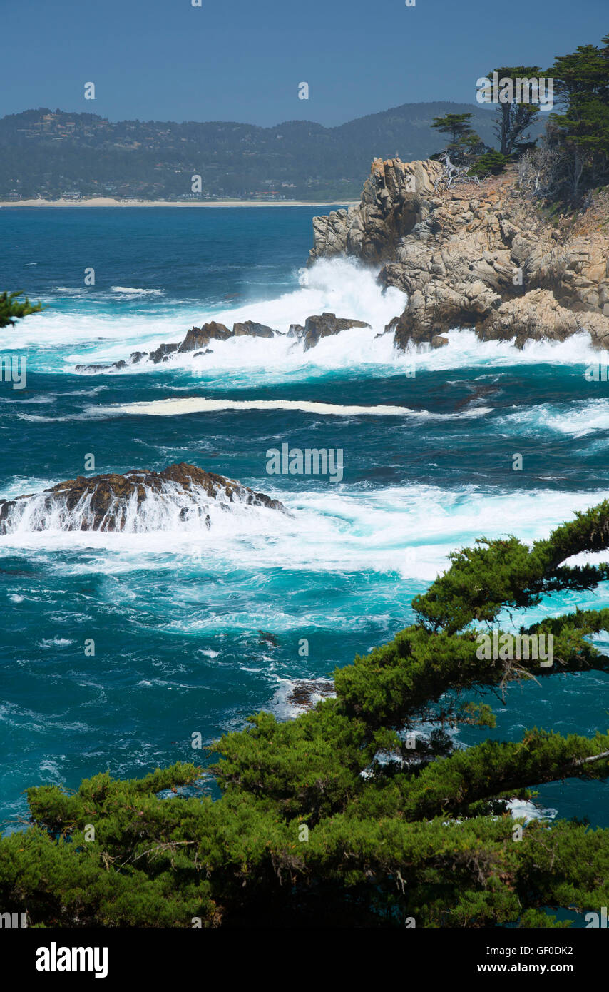 Rocky coast, Point Lobos State Reserve, Big Sur Coast Highway Scenic ...