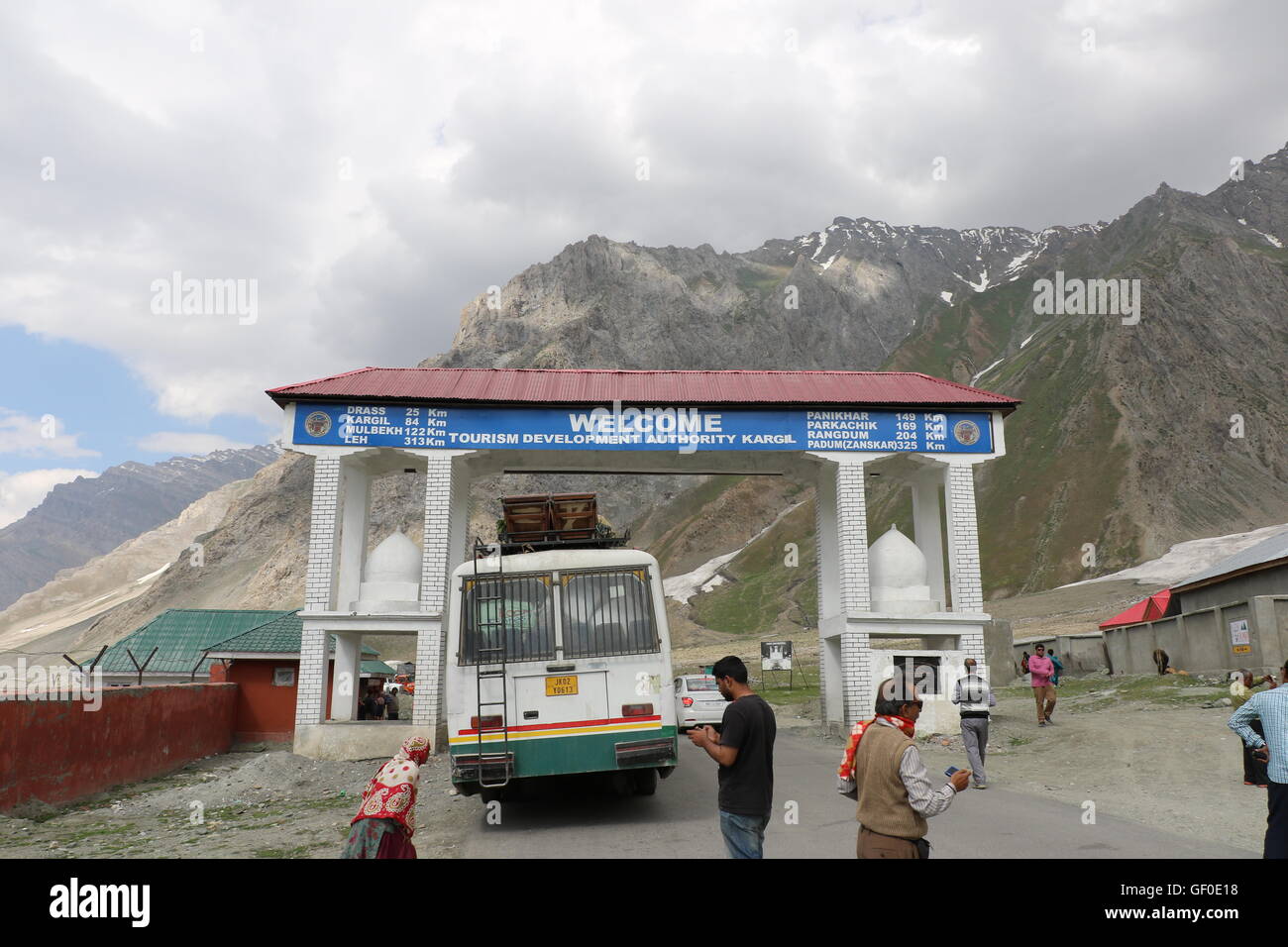 The beauty of the Jammu & Kashmir in summer. Stock Photo