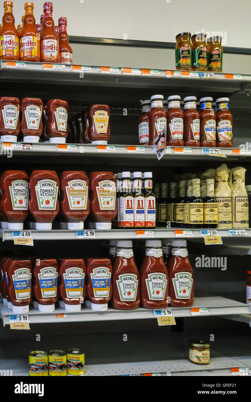 Empty Grocery Shelves Stock Photo Alamy