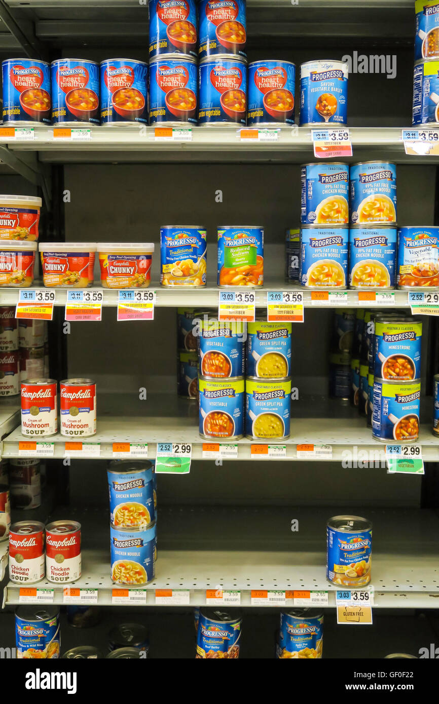 Empty Grocery Shelves Stock Photo Alamy