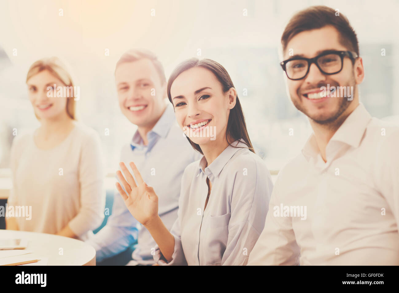 Dynamic group young people hi-res stock photography and images - Alamy