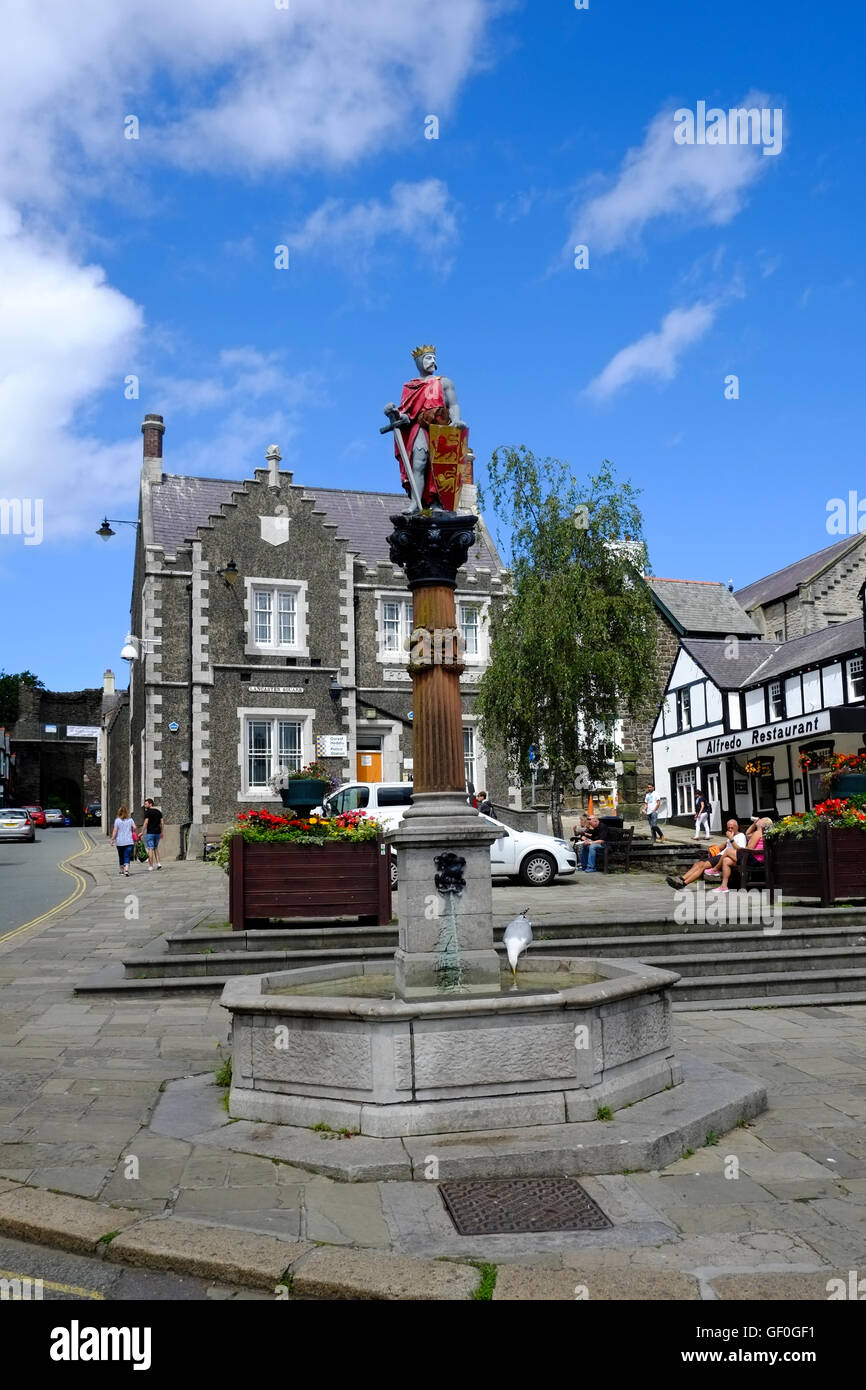 York Place, Conwy, North Wales, Stock Photo
