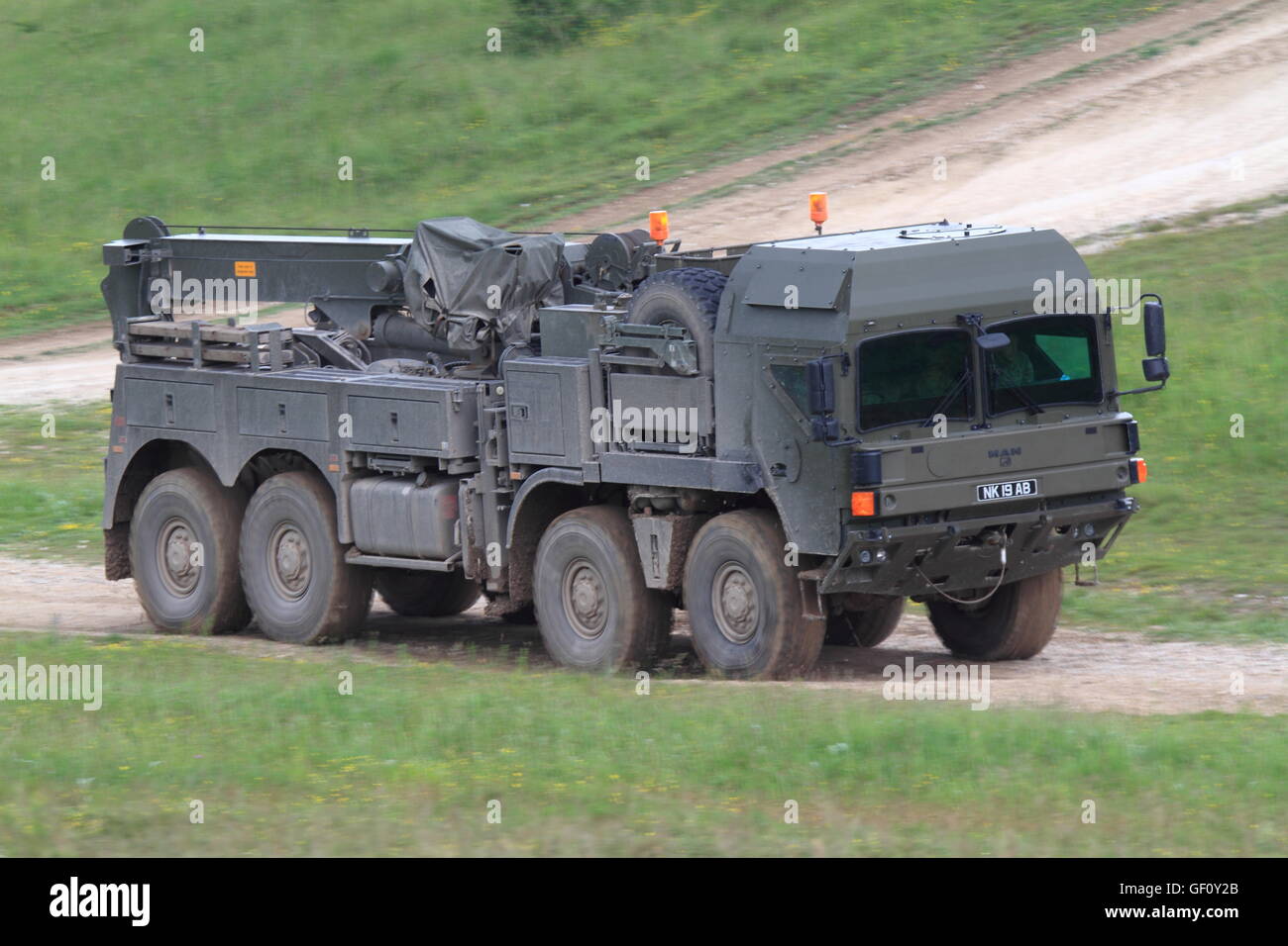 MAN 32tn Support Vehicle Recovery (Armoured) the latest British Army