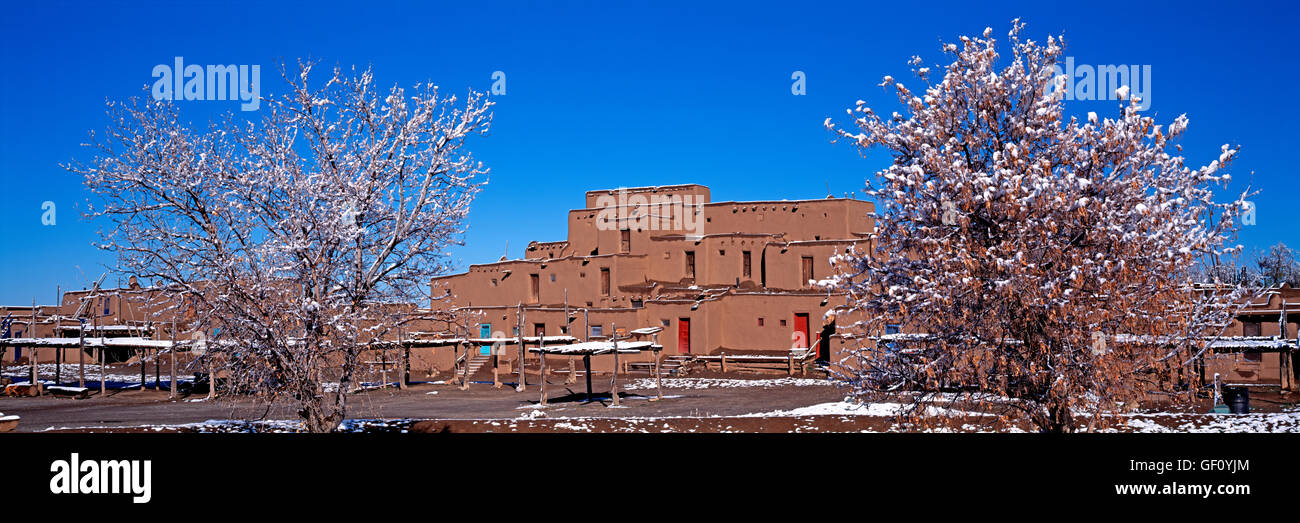 Indian Pueblo Taos, New Mexico, USA Stock Photo