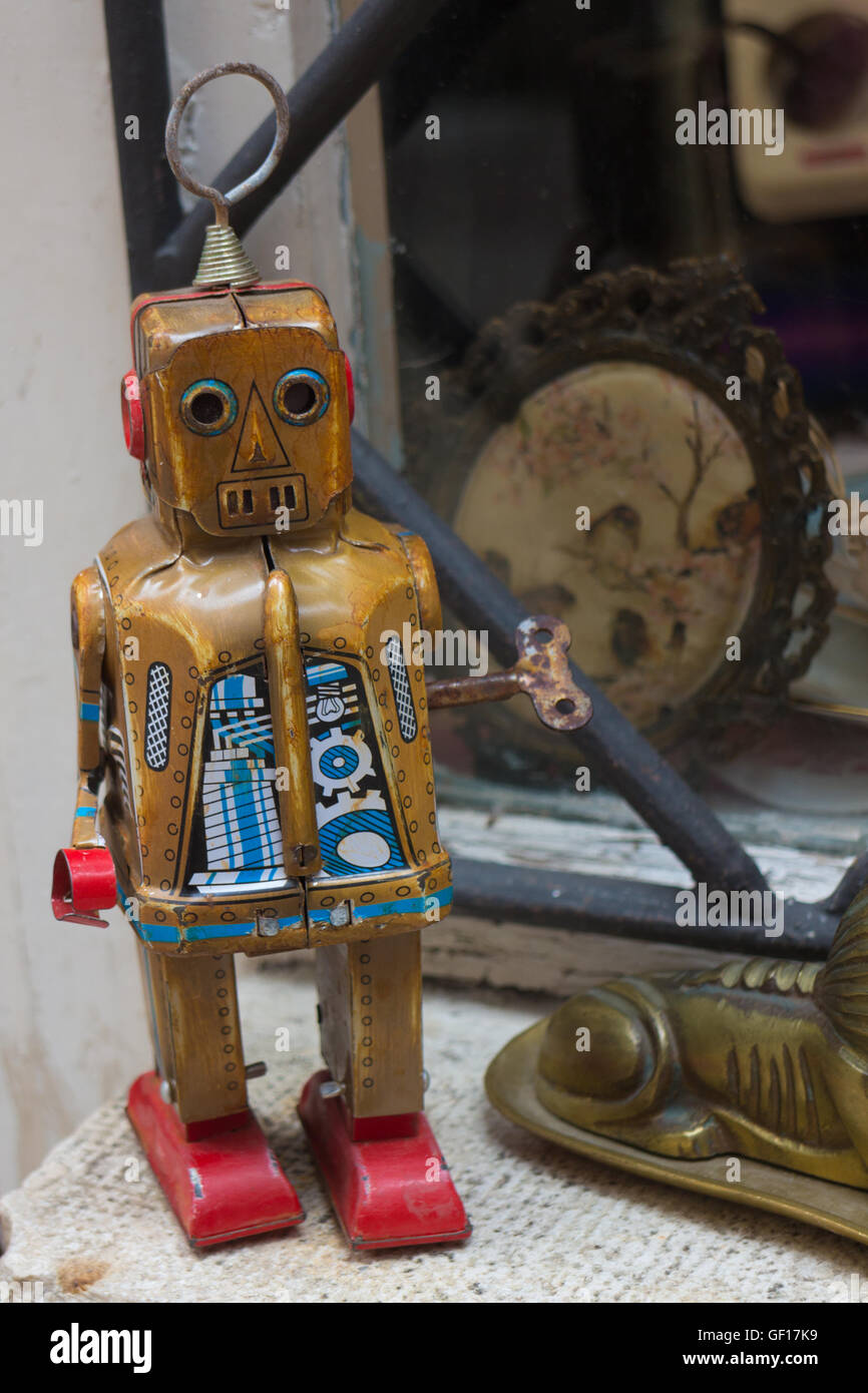 tin robot for sale Stock Photo Alamy