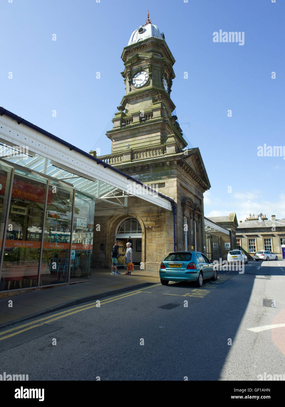 Exterior Scarborough Railway station North Yorkshire UK Stock Photo