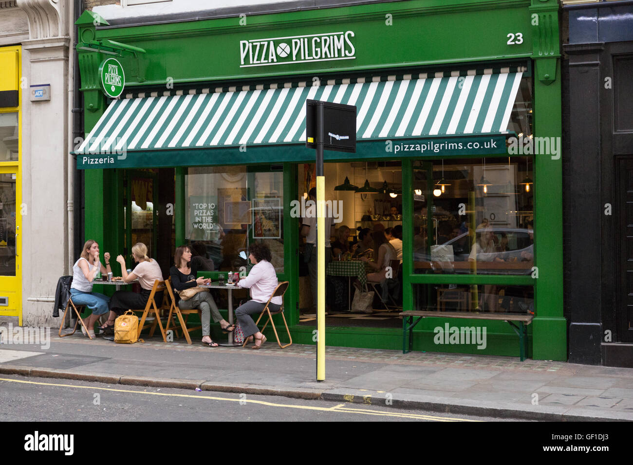 Pizza Pilgrims Covent Garden Stock Photo Alamy