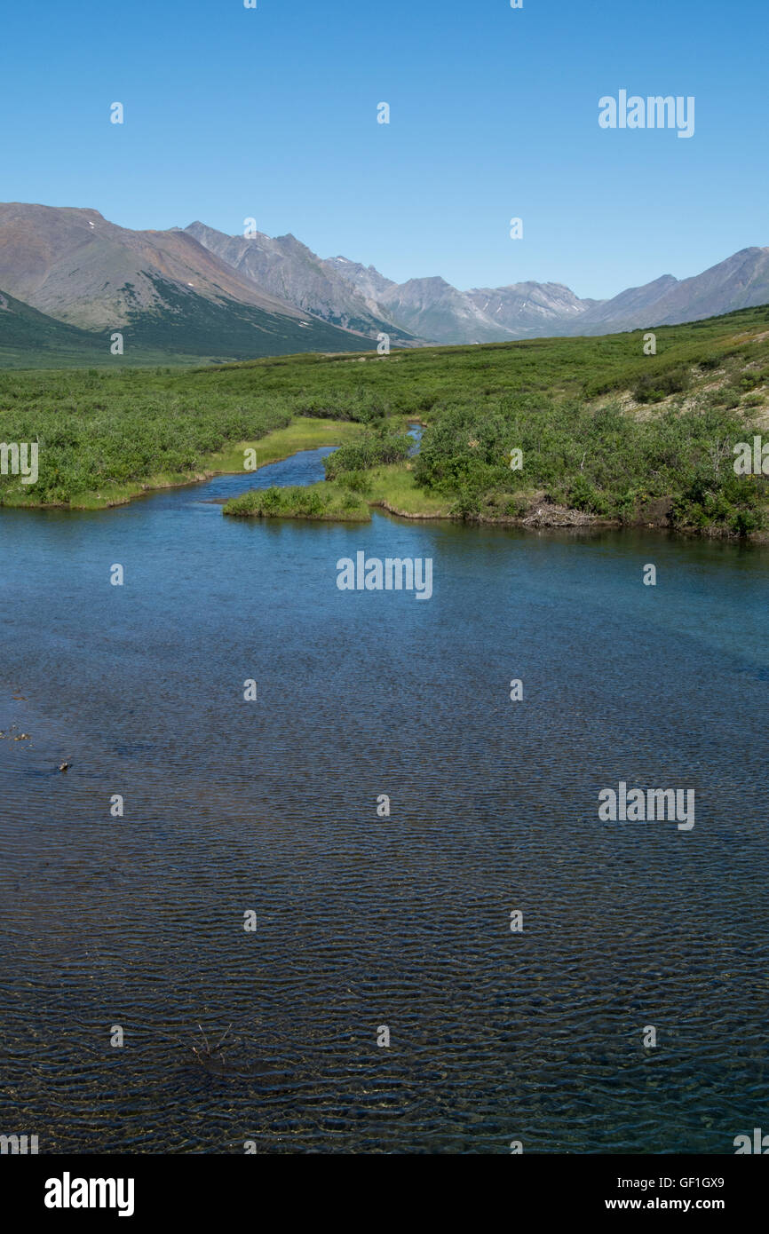 Alaska, Seward Peninsula, Nome. NomeTaylor Highway aka Kougarok Road