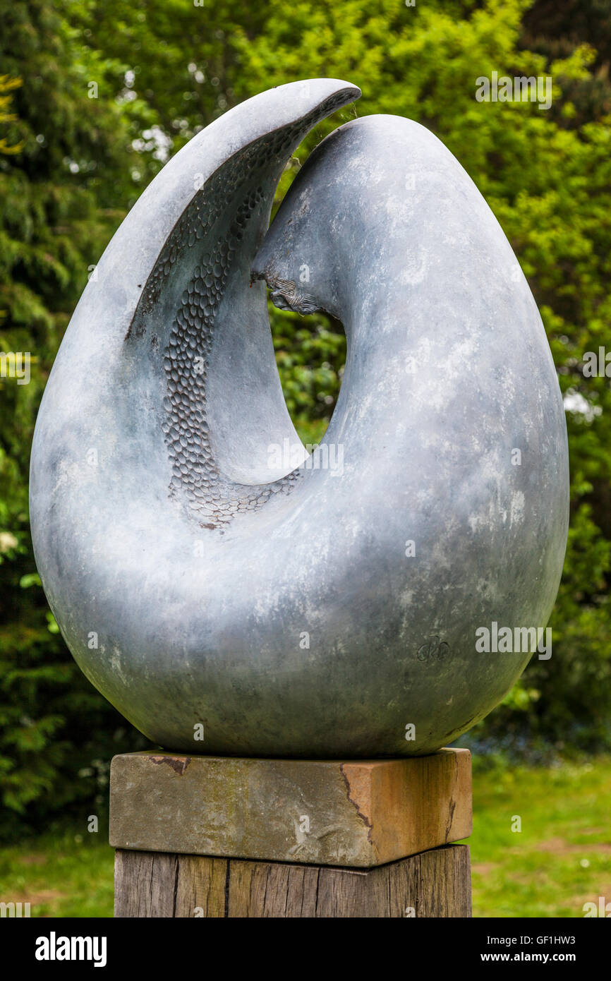 Sculpture at Kingham Lodge during Oxfordshire Artweeks 2016 by Carol