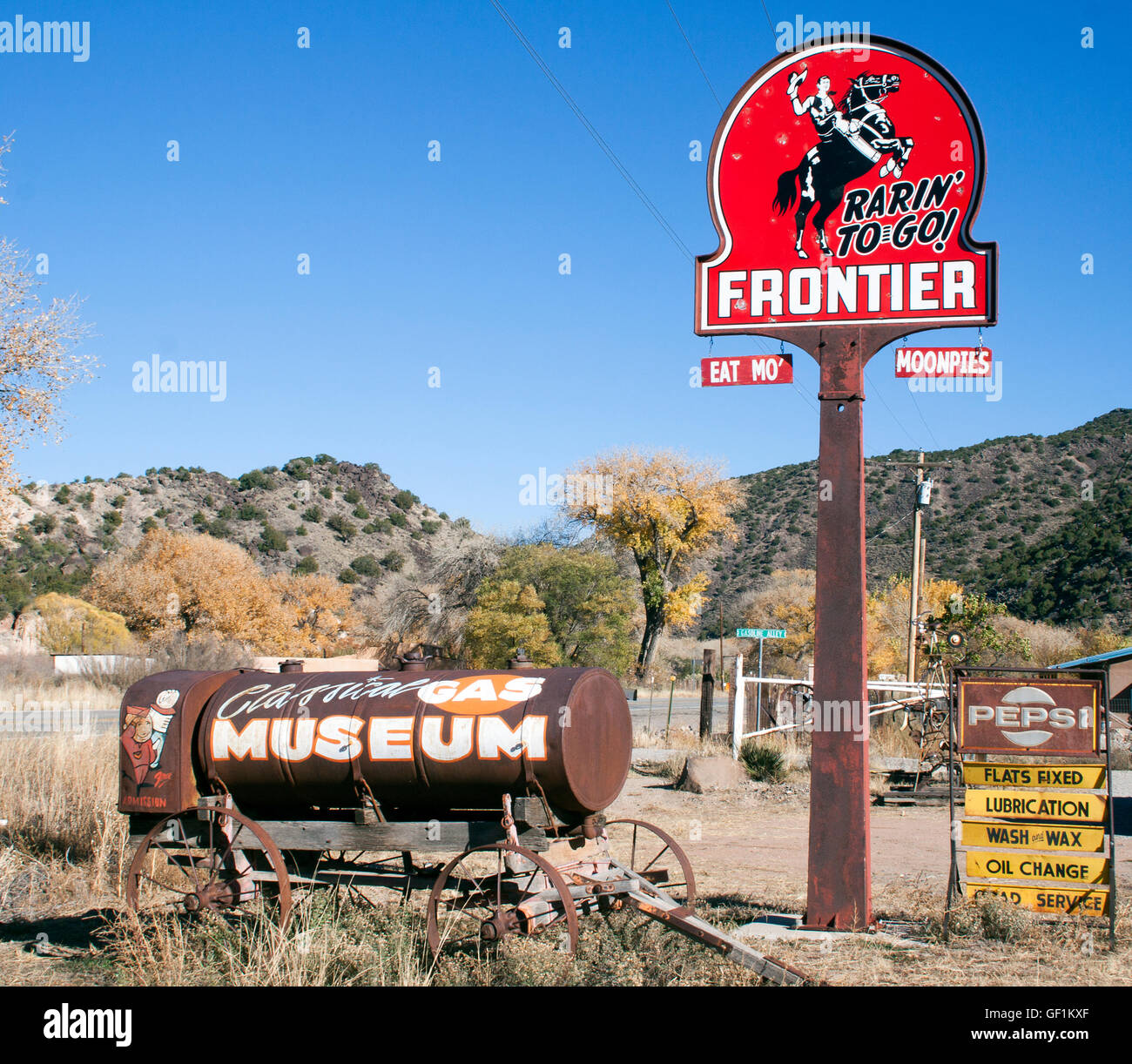 Classical Gas Museum in Embudo New Mexico Stock Photo Alamy