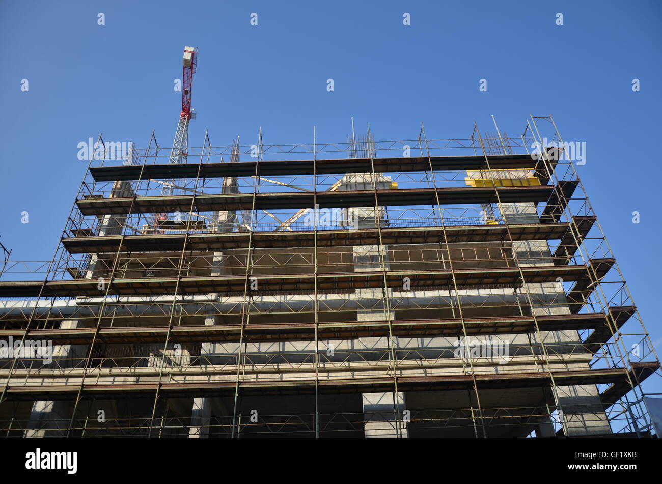 real estate construction site Stock Photo