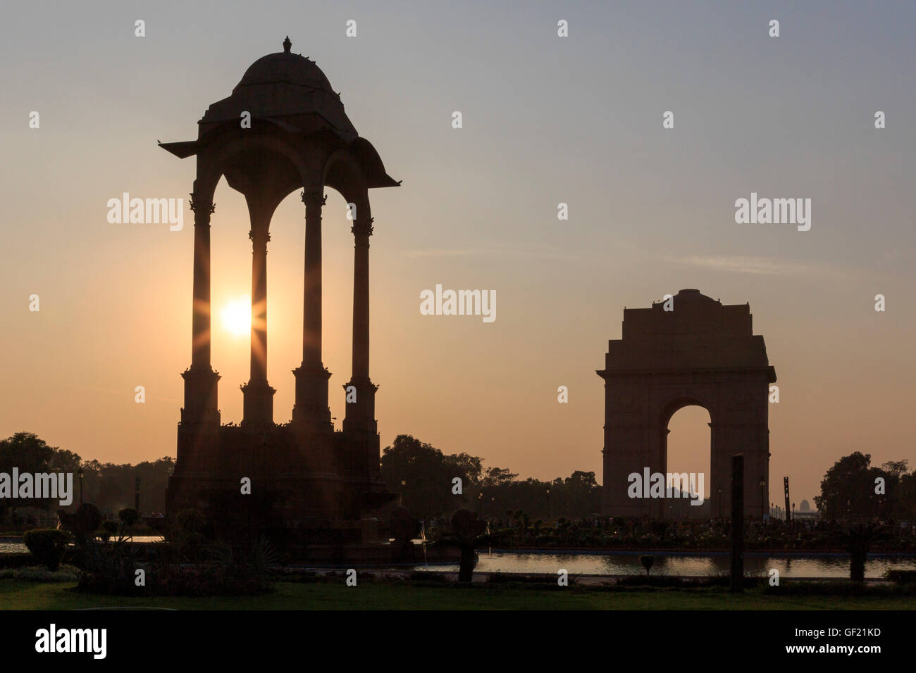 The India Gate, New Delhi, Delhi, India Stock Photo