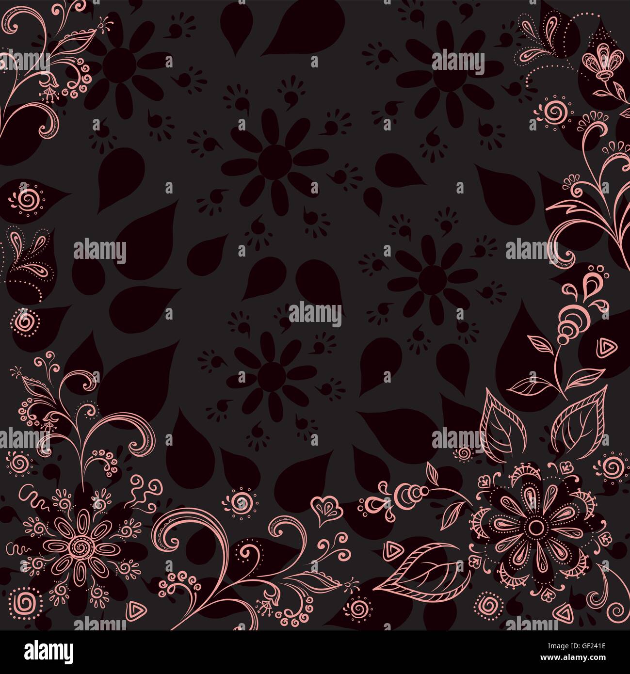 Abstract flower background Stock Vector Image & Art - Alamy