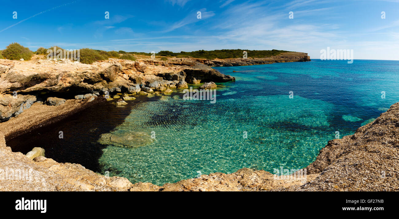 blue lagoon Comino island Malta Gozo Stock Photo