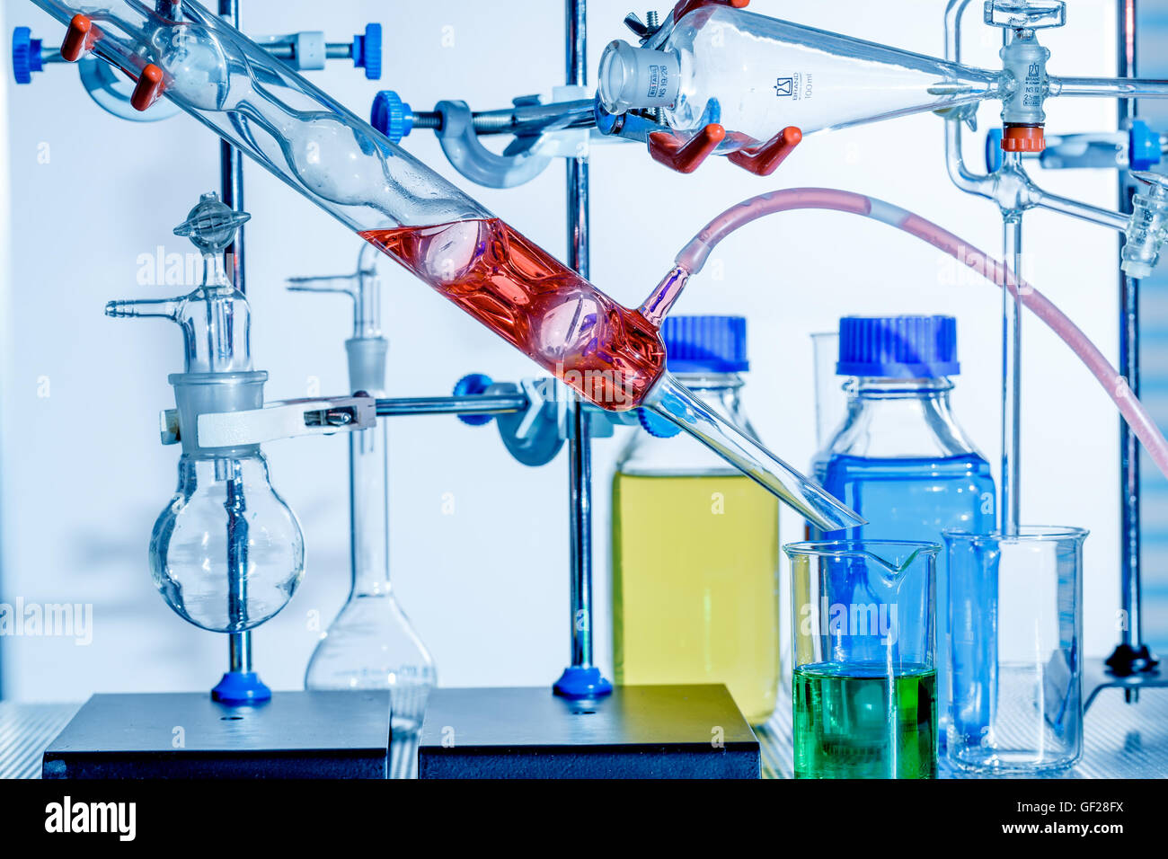 chemical set up Stock Photo Alamy