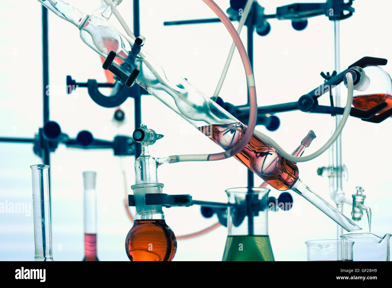 chemical set up Stock Photo Alamy