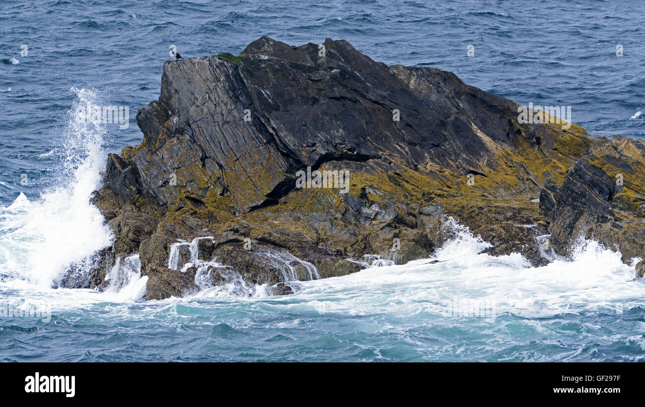 Lewis Rocks Rocks off the Butt of Lewis Stock Photo - Alamy